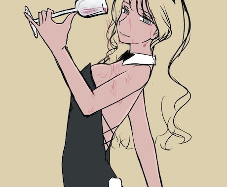 可愛い女の子のイラストを描きます 現役芸術学生が描きます！！！！！！ イメージ1