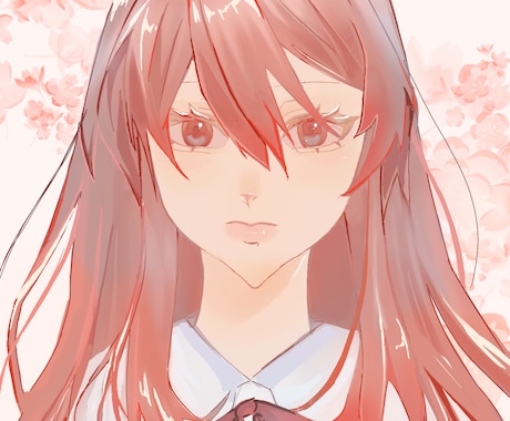 透明感のある儚いアイコン/サムネ/立絵を作成します イメージ1