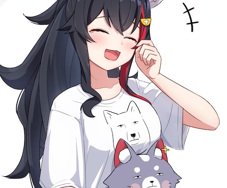 キャラクターイラストお描きします アイコン、立ち絵、一枚絵、作成致します！ イメージ2