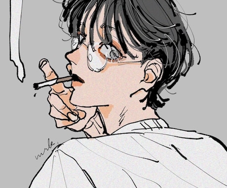 オシャレで個性的なアイコンイラストを制作します あなたの個性を最大限に活かした一枚を イメージ2