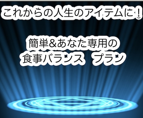 簡単&あなた専用⭐️食事バランスご提案します 食事指導実績2500件以上！現役管理栄養士が担当します！ イメージ1