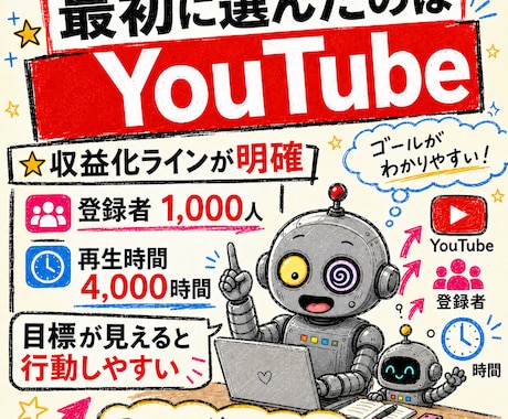 主婦でもできたYouTube収益化サポートます 家でできる仕事、好きな時間に。AIとSNSを活用する副業 イメージ2