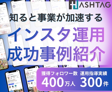 Instagram成功事例で売上UPの支援をします 運用からインフルエンサー活用まで成功事例を設計を相談 イメージ1