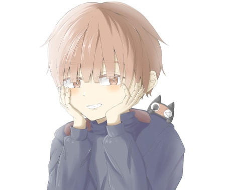 やさしいタッチ・ふんわり可愛いイラストを描きます SNSアイコンやヘッダー、プレゼント用にも◎。 イメージ2