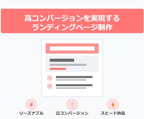 リーズナブルな価格でLP制作を承ります インパクトのあるLPをリーズナブルな価格で提供致します イメージ1