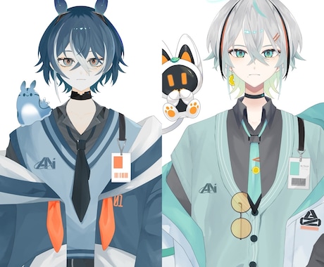 Vライバー用の立ち絵を制作します イメージ1