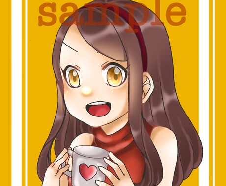 SNS等のアイコンイラスト制作します POPではっきりとした目立つ！キャラクターアイコン イメージ2