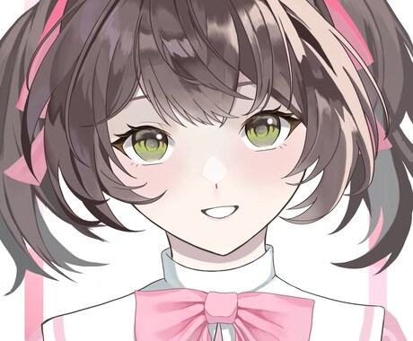 アイコン・オリキャラのバストアップイラスト描きます フリルやリボンを取り入れた可愛らしいデザインが得意です。 イメージ1
