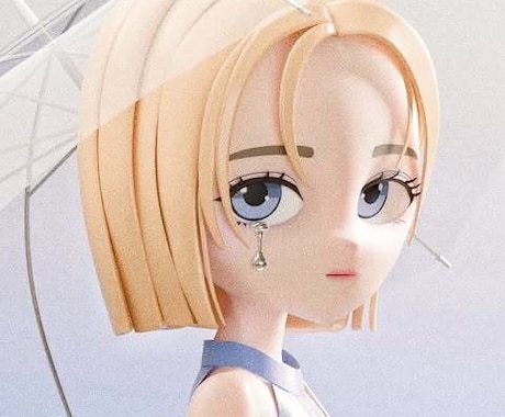 オリジナルイラストを3D化します ご相談内容に沿って3DCG化いたします イメージ2