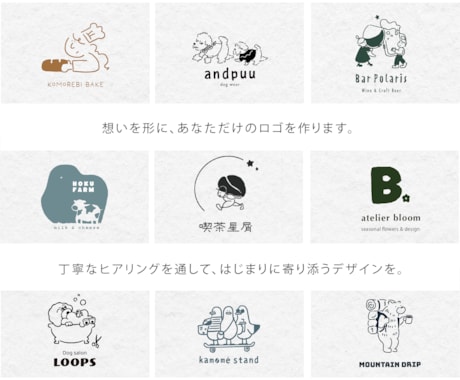 商用利用可能！温かい手書きロゴを作成します イメージ1