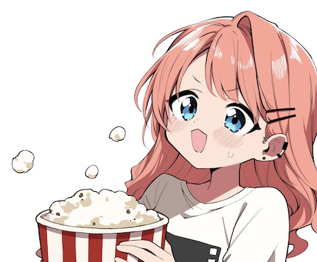 目を引くアニメ塗りのバストアップイラスト描きます SNSや配信のサムネイルなどに！映える1枚をお描きします！ イメージ2