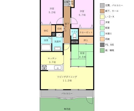 間取り図をトレースします 即日対応可。綺麗で見やすい間取り図をお届けします。 イメージ1
