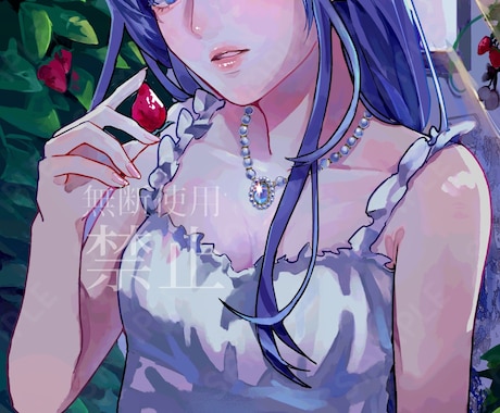 きらきらかわいい女の子描きます キラキラ可愛い、おしゃれな女の子のイラストはいかがですか？ イメージ2