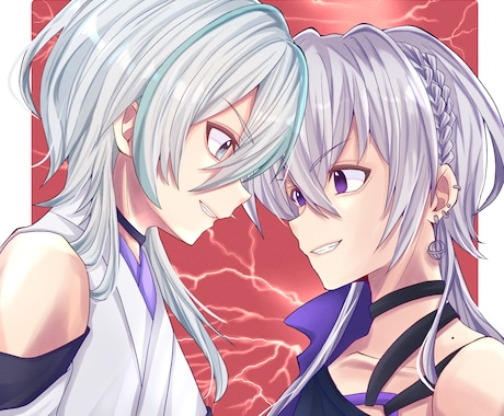 ハイクオリティなペア画お描きします ハイクオリティなペア画お描きし