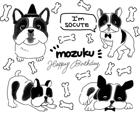 シンプルかわいいイラストお描きします ご家族、お友達、ペットちゃんetcお祝いや記念日イラストに♡ イメージ2