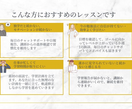 初心者向け/英語学習コーチングをします オリジナルロードマップを作成し毎日の英語学習習慣化をサポート イメージ2