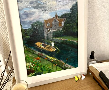 オーダーメイドのアクリル風景画を描きます お客様がお好きな風景、人、動物、色などをヒアリングします。 イメージ1
