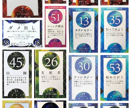 自分の先天的な才能をマイダンジョンで見ます マイダンジョンカードを活用して、自分の先天的な才能を知ろう! イメージ1