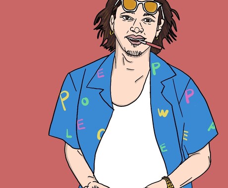 似顔絵描きます シンプルにオシャレに似顔絵描きます イメージ1