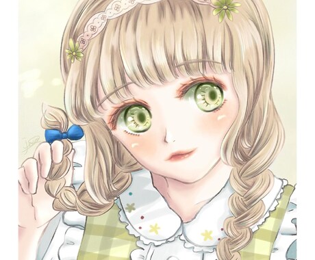 お人形みたいなキラキラな女の子描きます サービス開始記念☆10件目までの特別価格！ イメージ2