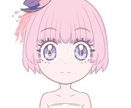 アイコンイラスト作成いたします ほわほわかわいい女の子をアイコンにして皆にアピールしよう イメージ2