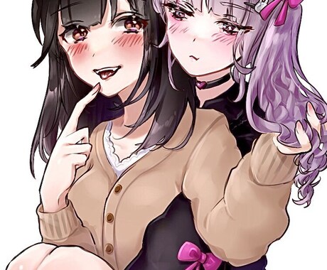 あなたのSNSアイコンを作成します 美少女などのイラストを描きます。 イメージ2