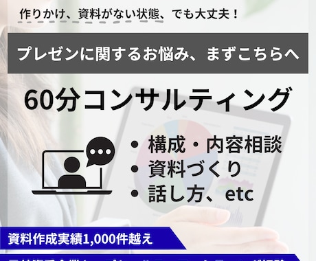 プレゼンテーションの添削をさせていただきます 見た目だけでなく内容の整理や構成から【伝わる】プレゼンへ イメージ1