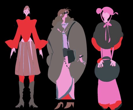 ファッショナブルなイラスト描きます 商品画像のようなイラスト描きます！ イメージ2