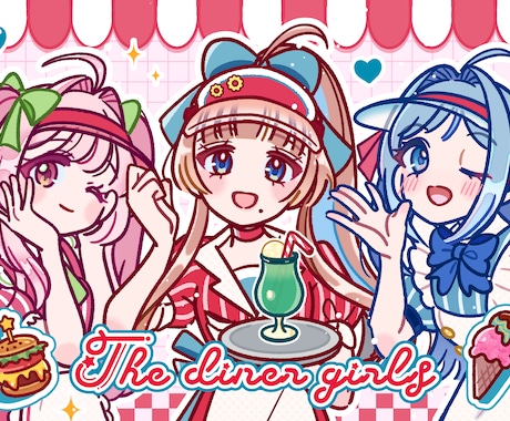 可愛い一枚絵イラストかきます 一枚絵、グッズ、mvイラストなど用途に合わせたイラスト制作 イメージ2