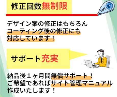 格安！高品質なHP、LPを制作いたします ざっくりとしたイメージからでも制作可能です！！ イメージ2