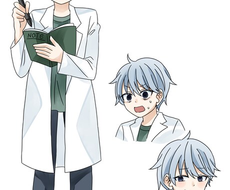 あなたのTRPGのオリキャラを描きます 自分で考えたオリジナルキャラクターの思い出を残しませんか？ イメージ2