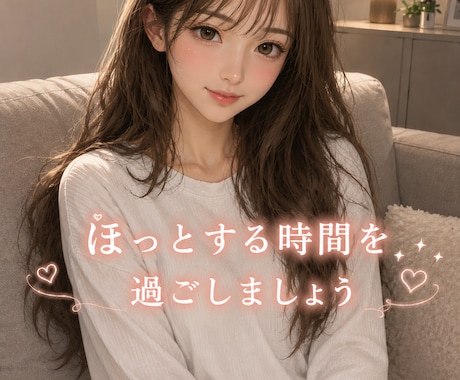 どんなお話でも大丈夫です 静かに寄り添います 誰かに話したいあなたの気持ち 聞かせてください♡ イメージ1