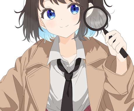 イラスト製作します 女性または男性イラストをアニメ塗りで描かせていただきます イメージ2