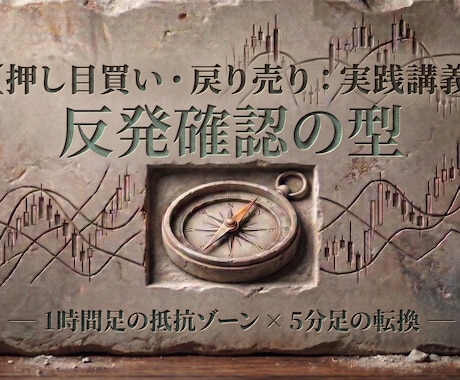 専業FXトレーダーの1Hデイトレ手法を伝授します 4Hでは遅いという声から生まれた1H×5Mの実践手法 イメージ1