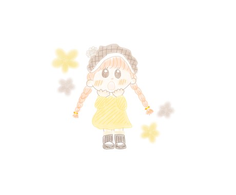 ほんわかな女の子描きます 女の子描きます！柔らかい色を使います♪ イメージ2