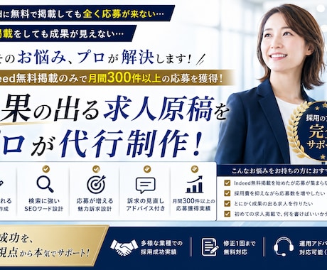 indeedの記事制作します イメージ1