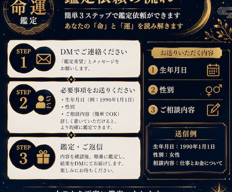 心が軽くなる命運鑑定をします 恋愛・仕事・人生の悩みに寄り添います イメージ1