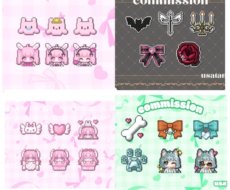 ドット絵、メンバーシップ、サブスクバッジ作成します YouTube、twitch、ドット絵、スタンプ、バッジ イメージ2