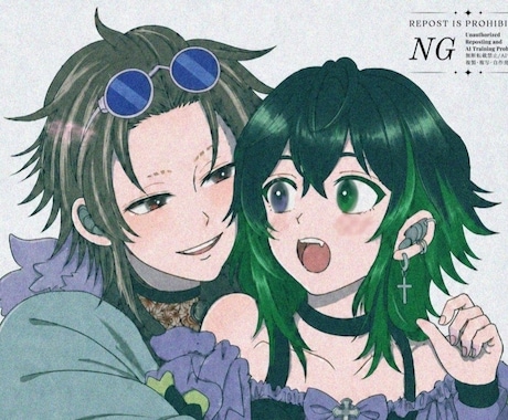 TRPG・配信用の立ち絵イラストを制作します イメージ1