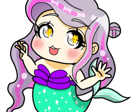 ポップで可愛いイラストをご提供します ポップで可愛いイラストアイコンを求めている方ぜひ! イメージ1