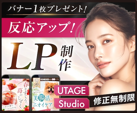 月2名限定割引!女性に刺さるセールスLP制作します イメージ1