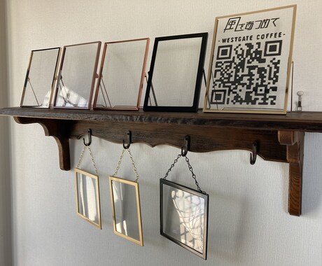 おしゃれで目立つＱＲコードプレート作成します 店名やアカウント名をいれたＱＲコードプレート作成します。 イメージ2
