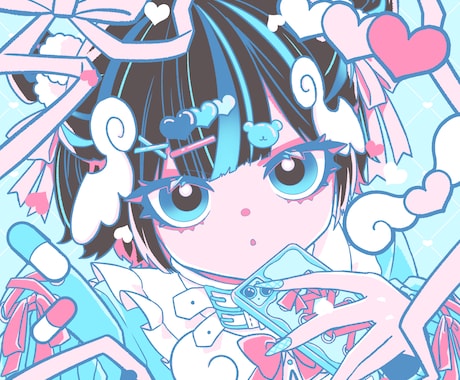 かわいい一枚絵イラスト制作します 8月末まで商用利用料0円セール！ イメージ2