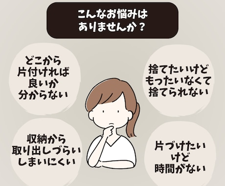 DMで1ヶ月お片付けサポートします ◆片付けのお悩みから片付けの仕組み化、習慣化をサポート！ イメージ2