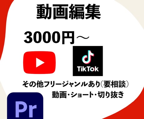 初回サービス有　動画編集うけたまわります 動画投稿したい！でも暇がないしわからない！そんなあなたに！ イメージ1
