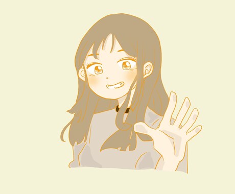 ポップで可愛い女の子のイラスト描きます イメージ1
