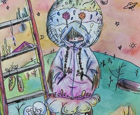 似顔絵や可愛いイラスト制作いたします イベントやプレゼント、ご趣味に合わせてお使い下さい！ イメージ2