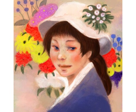 絵画風のイラストを制作致します 一味違ったイラストを制作します イメージ2