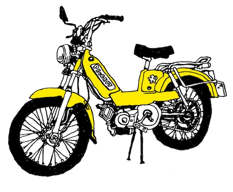 バイク/車/乗り物/おしゃれ/絵/イラスト描きます 愛車や好きな乗り物をシンプル可愛い絵にします。 イメージ1