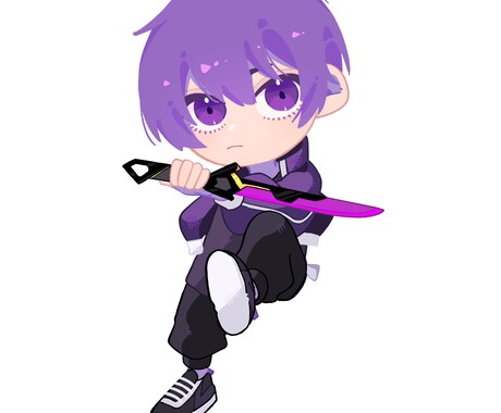 商用無料！かわゆいミニキャラお描きします グッズ制作や配信などに！お気軽にご相談ください。 イメージ2